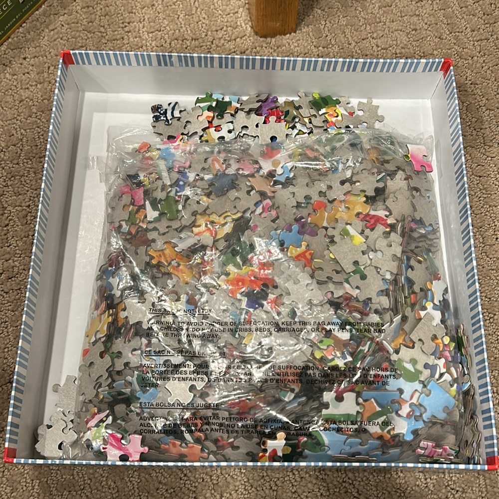 Eeboo puzzle jigsaw Poet’s Garden 1000 pieces 23x23 inch complete all pieces - Picture 8 of 10